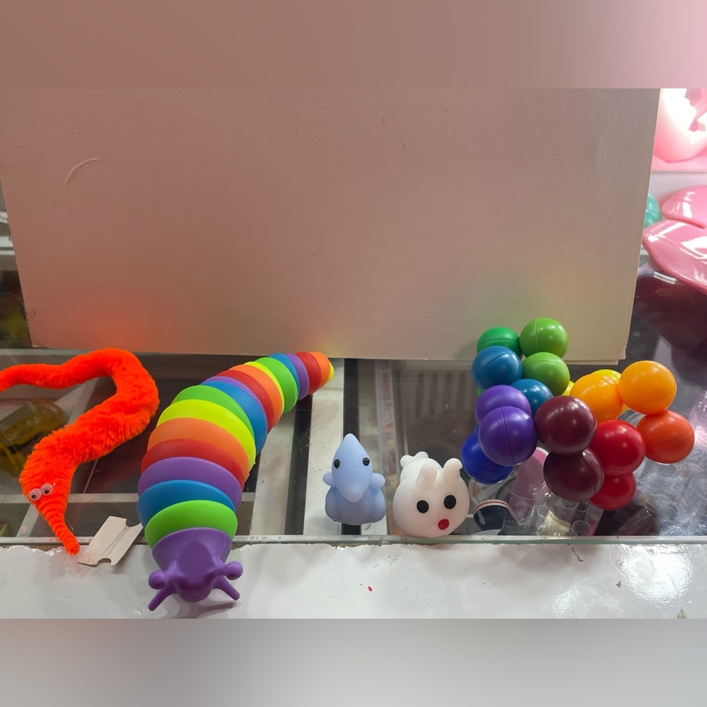 Colorful Sensory Fidget Toy Bundle Squishy Stretchy Toys